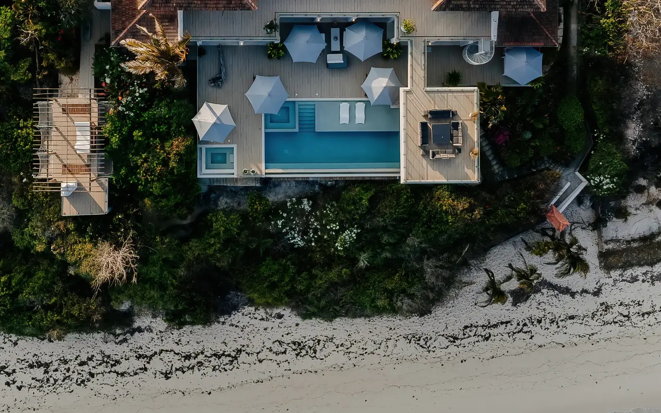 Beachfront villa with infinity pool and private terrace overlooking ocean, My Amani, Kilifi, Kenya