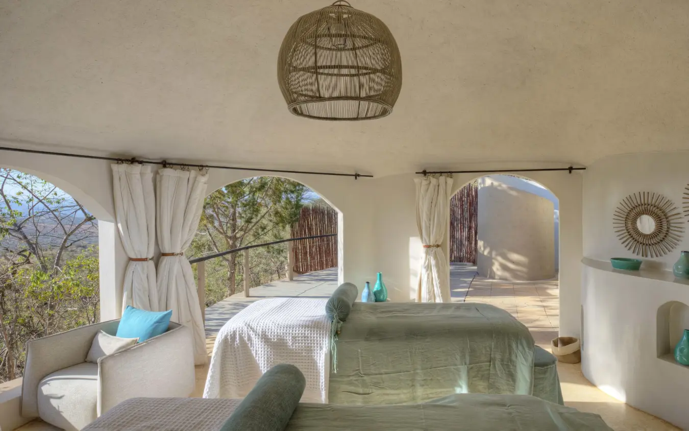 Bright bedroom with open views to natural landscape, Ol Lentille, Laikipia Highlands, Kenya